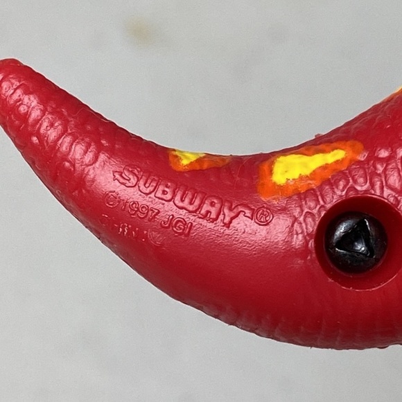 NIB Vintage Subway Kids’ Pak Dino Stompers, Tyrannosaurus Rex Wind-up Action - Picture 7 of 10